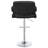 Black And Chrome Adjustable Bar Stool