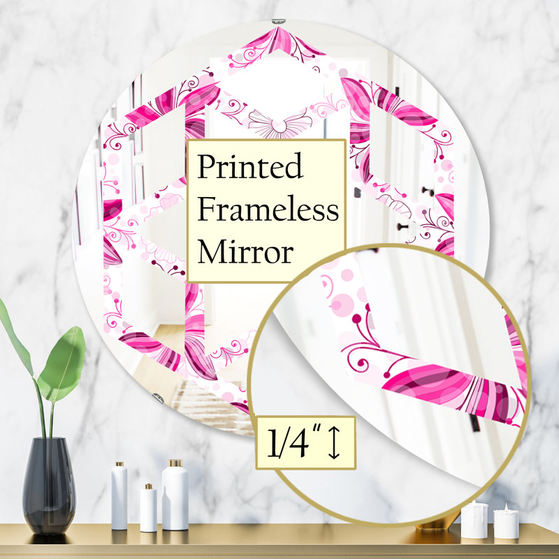 Miroir mural Hexagon Star, H 31,5 po x l po