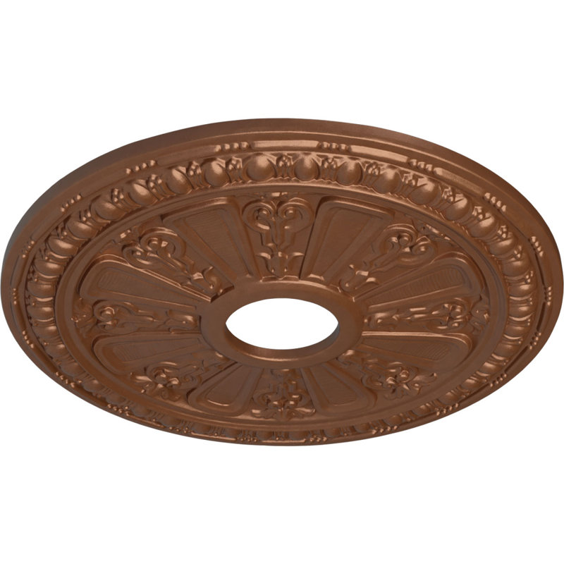 Endurathane Sellek Ceiling Medallion, 18 1/2"OD x 7/8"ID x 1 1/2"P (Fits Canopies up to 1 1/8")Hand-Painted Cloud Burst Finish