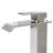 Single Handle Mid Arc Bathroom Faucet With Deckplate And Waterfall Spout ( 1 Pack )-113953268