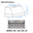 Akicon 36" 600 CFM Ducted Range Hood Insert with LED Light and Baffle Filter