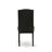 5 Piece Modern Dining Table Set Includes a Rectangle Wooden Table with Butterfly Leaf and 4 Black Faux Leather Parsons Dining Chairs, Black-971018399-1037723265-971018384