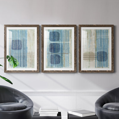 Horizon I - 3 Piece Single Picture Frame Painting