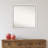 Eva White Silver Narrow Bathroom Vanity Non-Beveled Wall Mirror-290685544