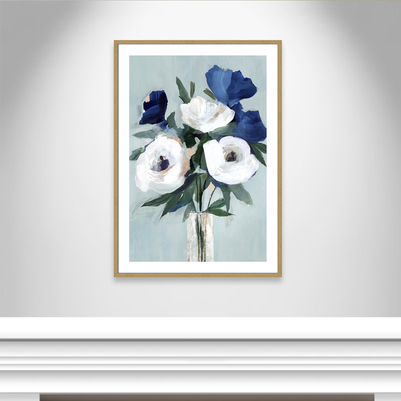 The Day I Met You - Cadre photo, reproduction d'art sur papier, H 41,5 po x l 29,5 po x P 0,75 po, Papier avec cadre beige