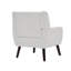Jaqueze Upholstered Polyester Tufted Square Arm Accent chair-1875839014
