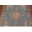 Tapis bleu fait à la main 8 x 11 po