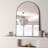 Modern Arch Accent Mirror with High-Quality 4mm HD Glass and Shatterproof Film-123817737-131507822