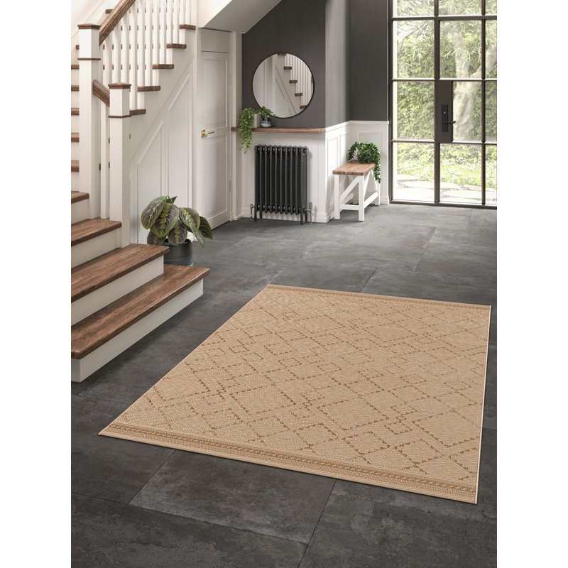 Vose Moroccan Flatweave Indoor / Outdoor Area Rug, Rectangle 80 x 150cm