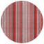 Tapis d'intérieur rond 8 po gris et rose
