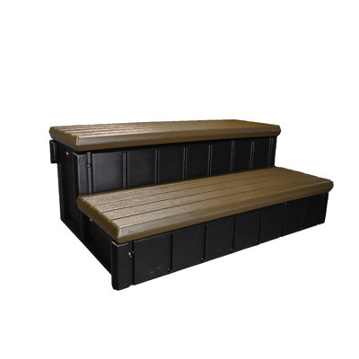 Confer Plastiques Espaces de rangement pour spa 36 po Espresso