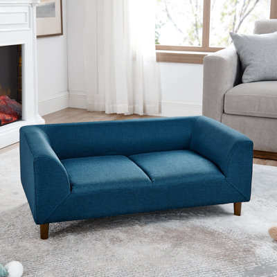 Comfy Pet For Big Dogs in Blue, Modern With &, Soft Padding and Stable Build Blue