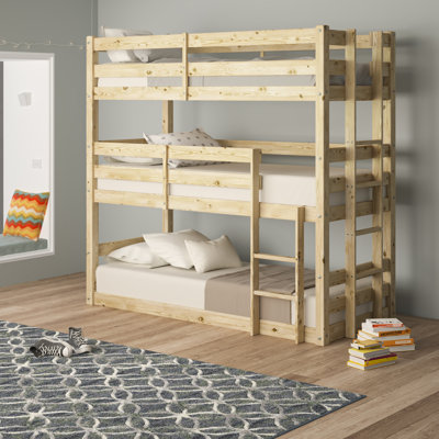 Bunk Bed with Built-in Ladder Included