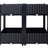 31.5"X15.7"X27.7" Raised Garden Box - Black Polypropylene Drainage For Robust Vegetable, Flower, Herb Growth Outdoor Standing Planter System-1449258378-1449258372