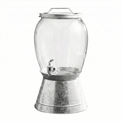 Isidore 256oz. Glass Beverage Dispenser