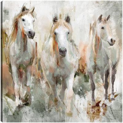 Trifecta by Studio Arts Canvas Art Print