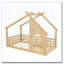 House Floor Bed with Window and a Small Shelf-501049950-501049951