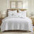 Ballou Bright White Twin Quilt Set