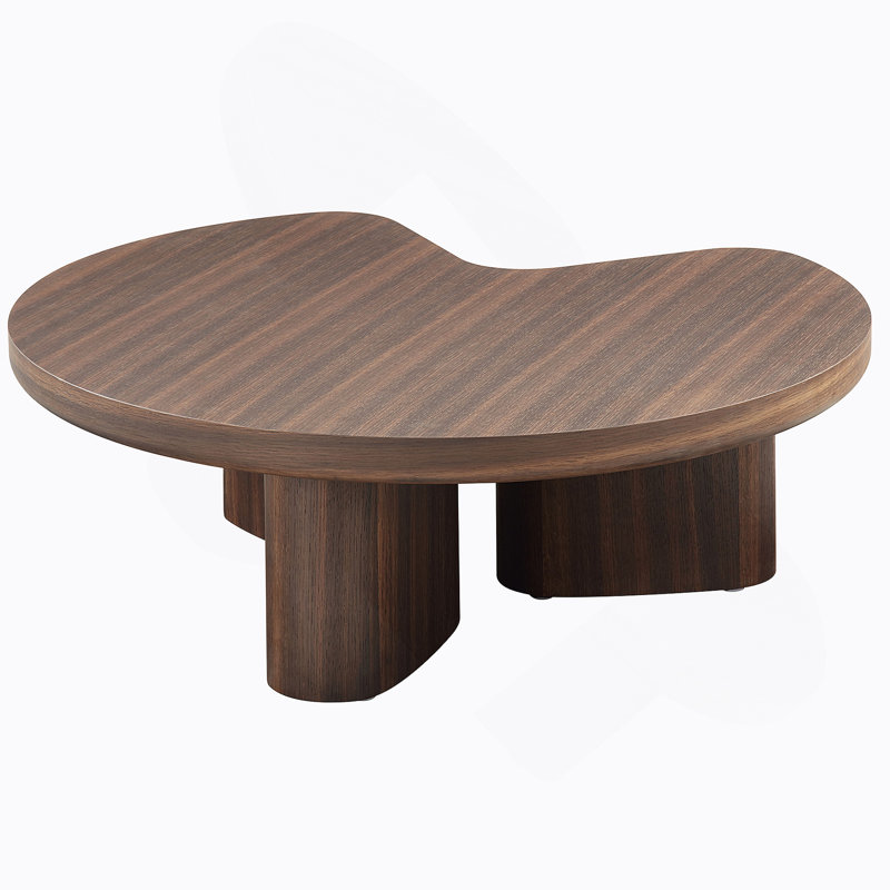 Table basse en chêne fumé
