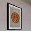 « salami pizza », reproduction d’art encadrée-20836953