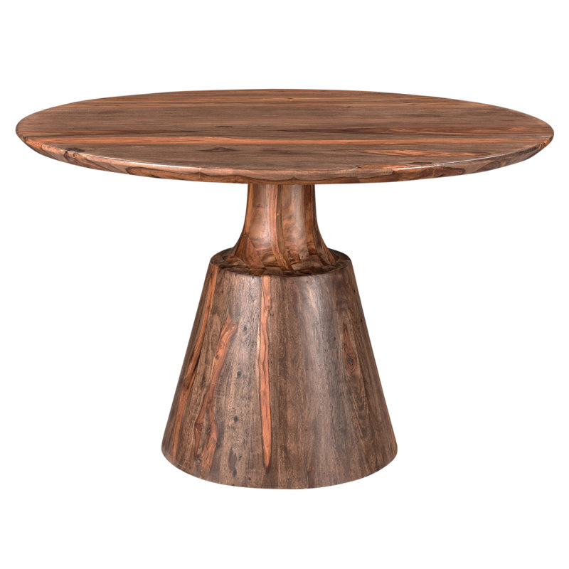 Rajna Round Solid Wood Dining Table
