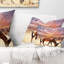 Coussin lombaire en antilopes africain