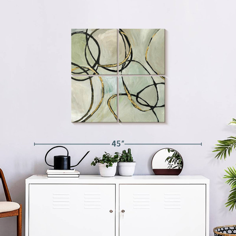 Infinity Rings, 26" H x 26" W