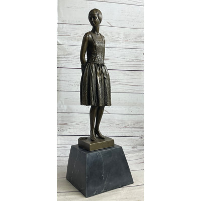 Sculpture femme victorienne britannique Britani