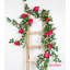 2 guirlandes de fleurs pliables 12 pièces, rose artificiel-352187200-352187261