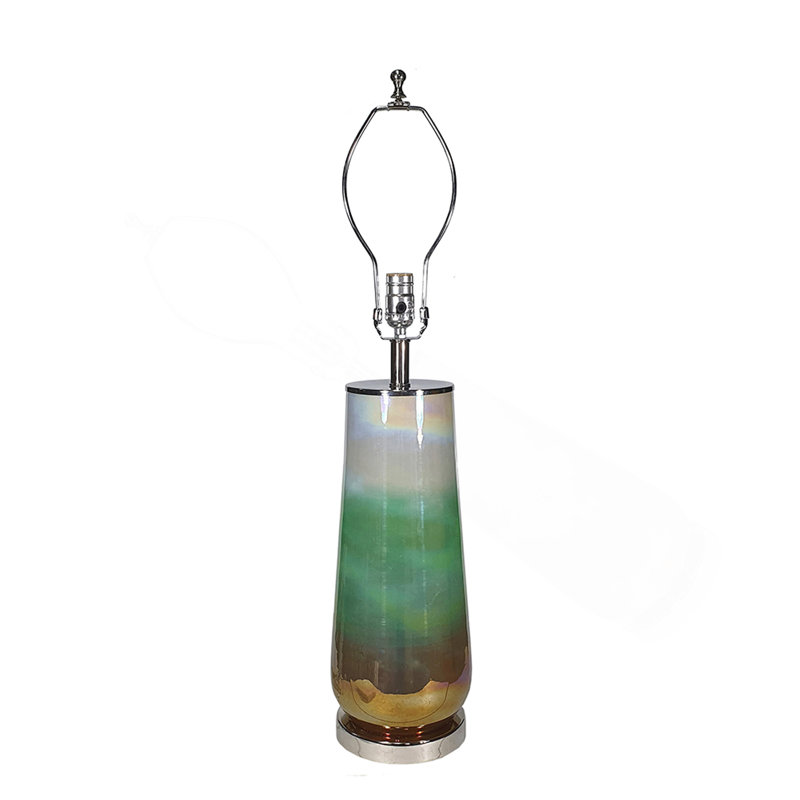 D16x30" Glass Table Lamp