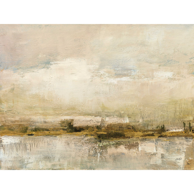 Gerrilina, terre scintillante sur toile, H 12 po x l 16 po