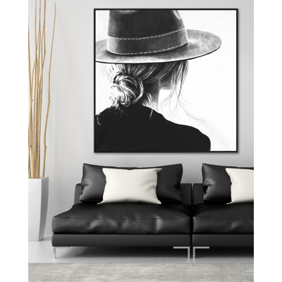 «Vers l'avant» par Cindy Press - reproduction de cadre flottant sur toile