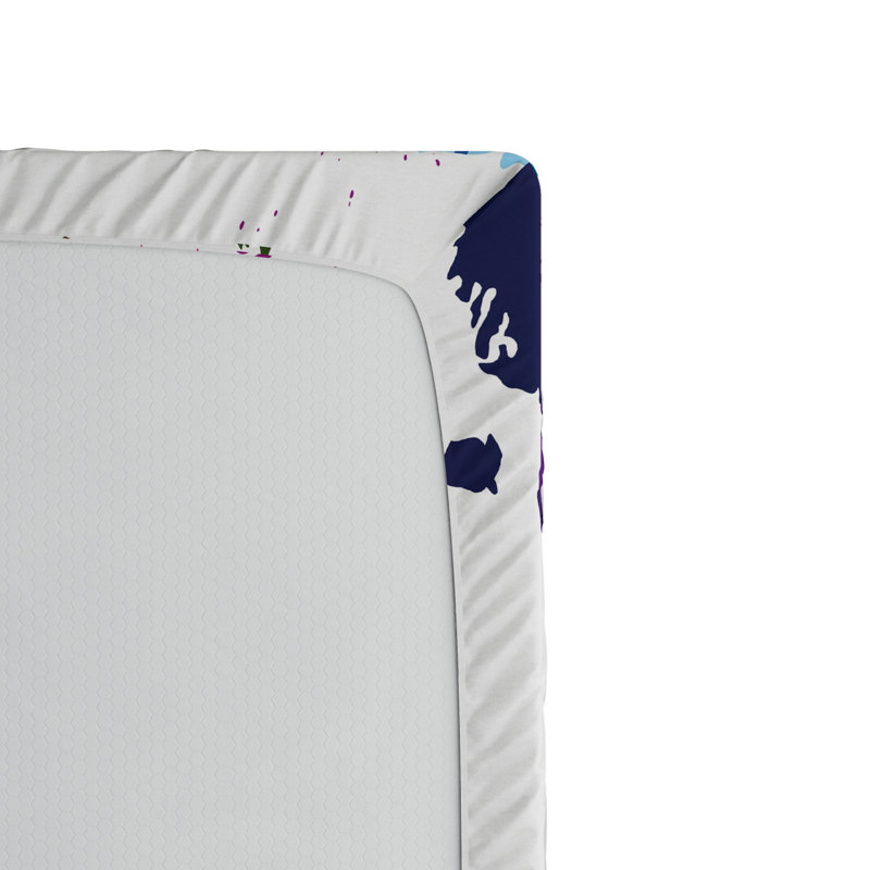 Drap-housse en microfibre World Map Grunge, Simple TG