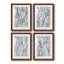 Marbré blanc I - ensemble de 4 reproductions de cadres photo-553312770-553312776