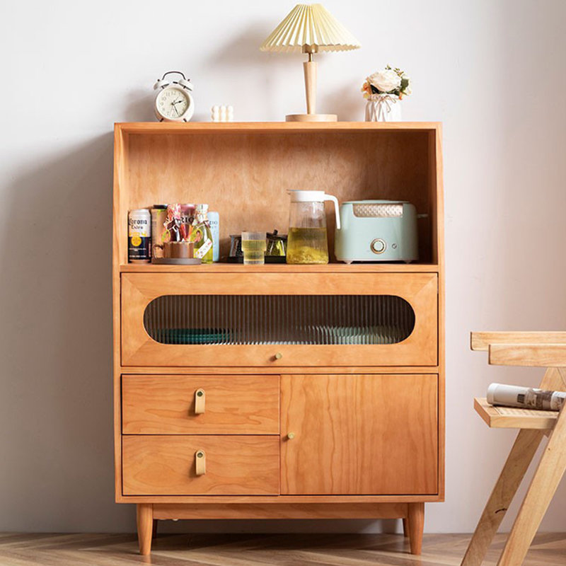 Light Luxury Multifunctional Accent Cabinet, Brown