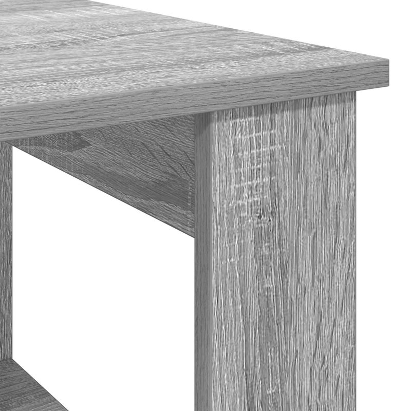 Coffee Table with Storage, Grey Sonoma, 50cm. H x 51cm. L x 50cm. W
