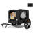 Heavy Duty Collapsible Pet Bike Trailer With 16-Inch All-Terrain Wheels And Universal Hitch – Foldable Dog/Cargo Carrier Cart For Bicycles, Black-122632913