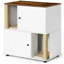 Enceinte pour lit double double avec tablettes, idéale pour 2 chats, convient à la plupart des bacs à litière, design blanc et rétro