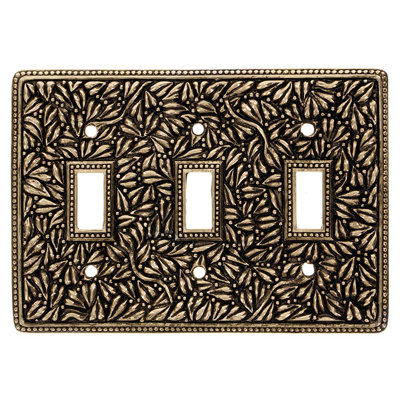 San Michele 3-Gang Toggle Light Switch Wall Plate