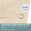 Auvent de patio à voile Homeya Sun Shade, crème,-100107227