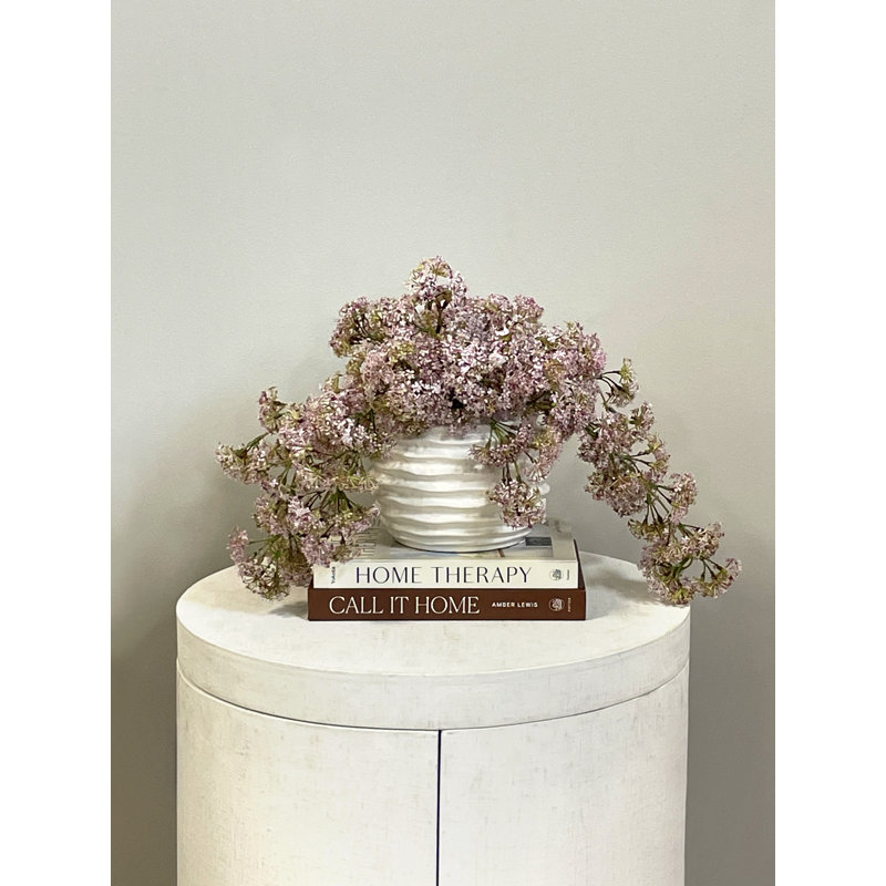 Polysilk Weeping Laurel Arrangement in Vase