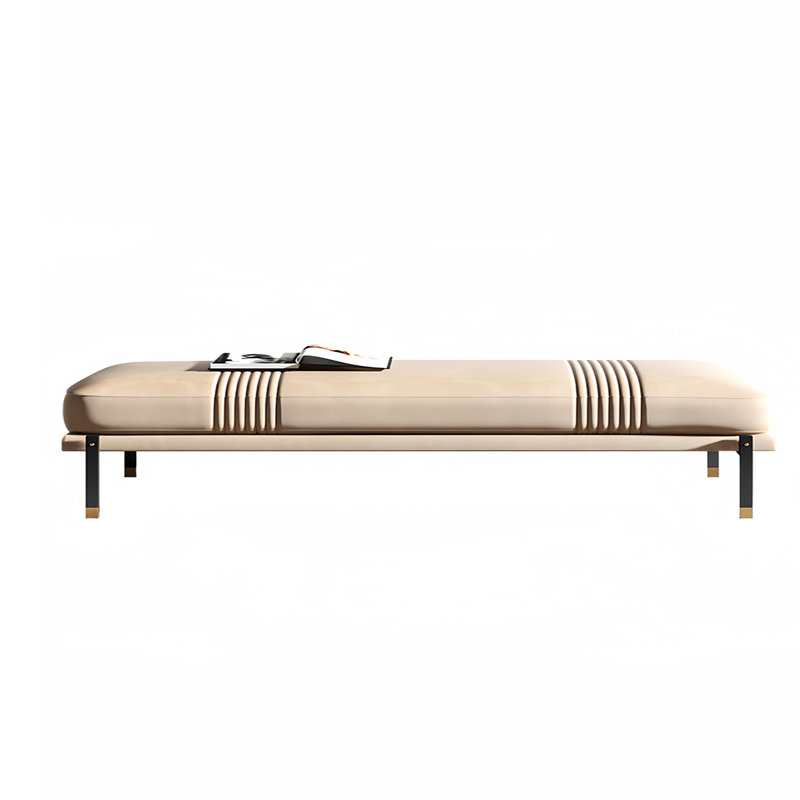Banc rembourré en cuir Kisty Match, H 15,74 po x l 70,86 po x P 17,71 po