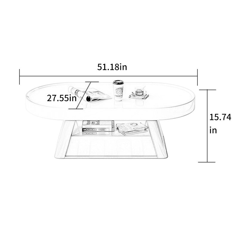Table basse Creamy