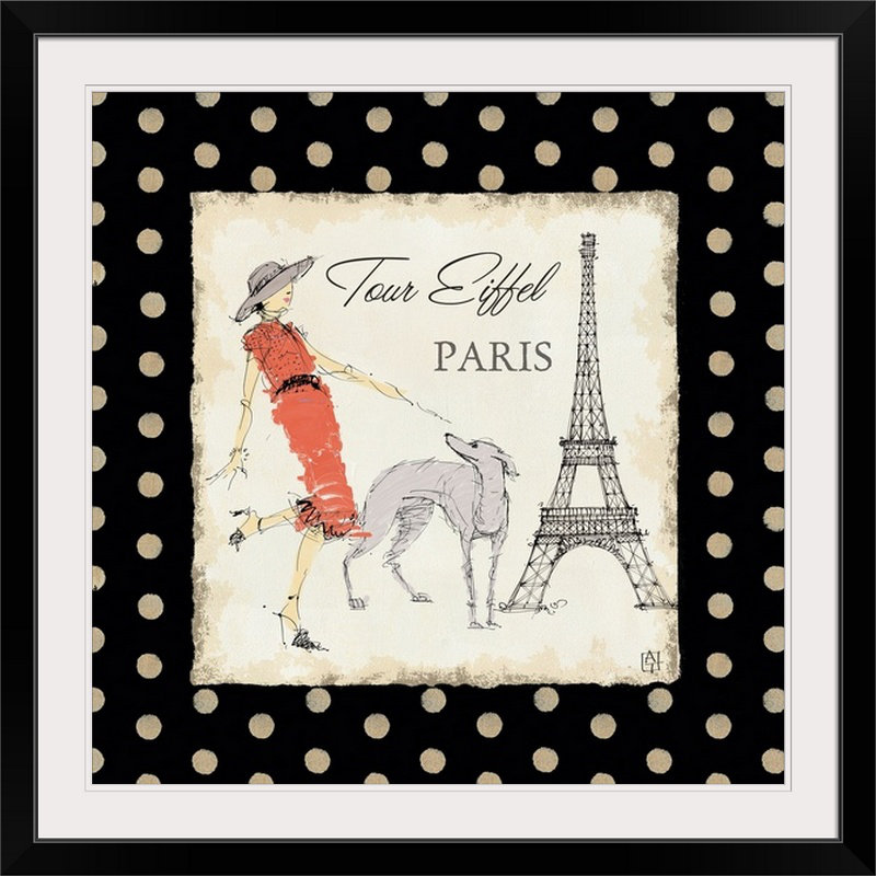 «Mesdames à Paris» par Aimy, impression, H 20 po x l 20 po x P 1,5 po, Toile