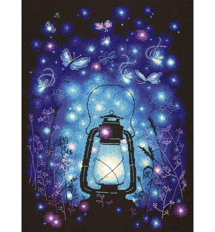  Kit de point de croix compté Magic Light 89 - 02