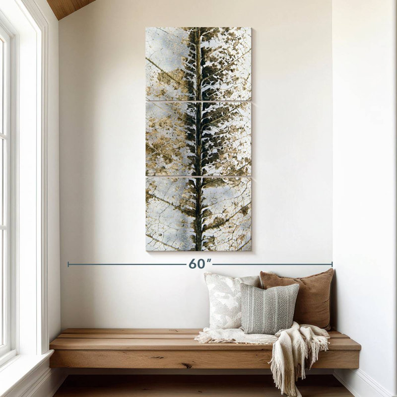 Leaf Structure, 52" H x 24" W