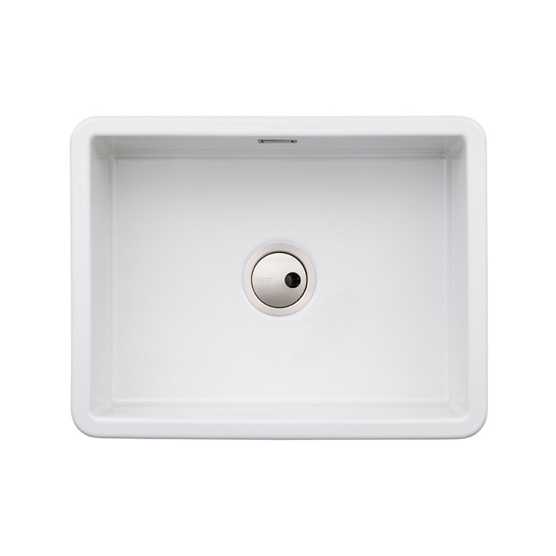 Abode Designs Sandon 460mm W Single Bowl Ceramic Kitchen Sink