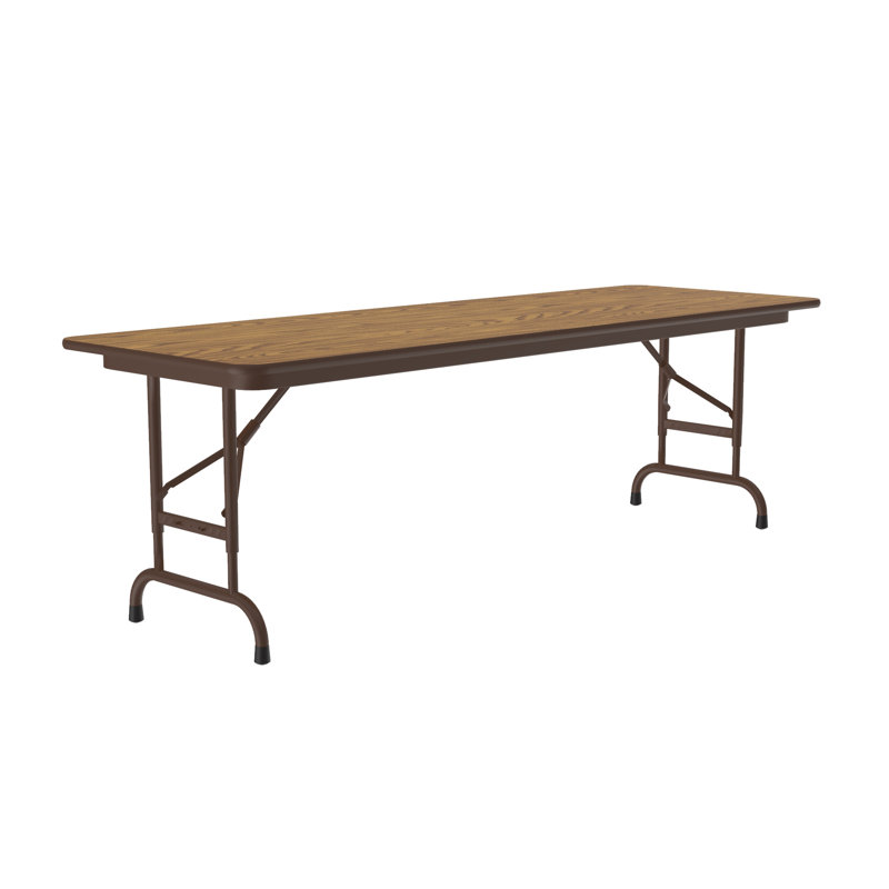 Table pliante réglable 48 po, Granite noir, 32" H x 72" L x 36" D
