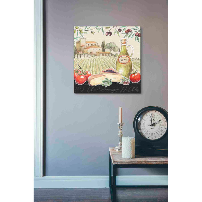 «Tuscan Flavour III» par Daphne Brissonet, art mural sur toile, L 26 po x H 26 po x P 1,25 po