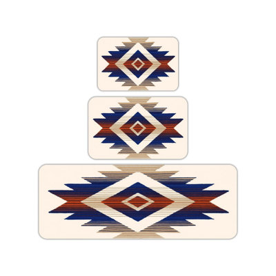 Ensemble de 3 tapis de cuisine Southwestern